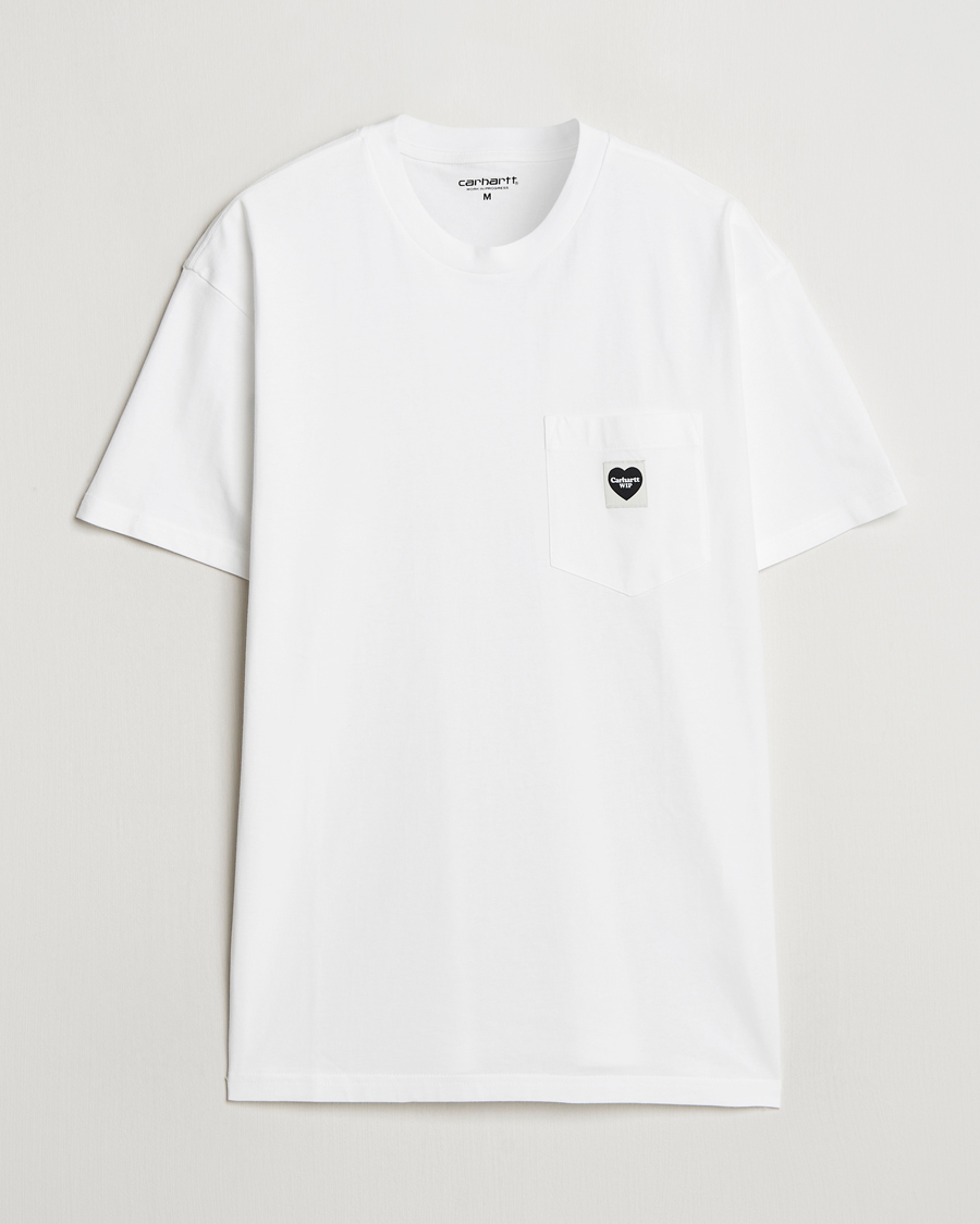 Mies | T-paidat | Carhartt WIP | Pocket Heart T-Shirt White