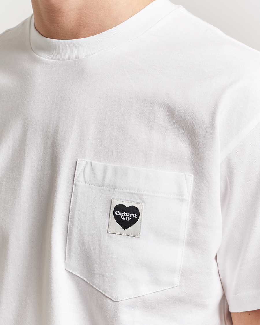 Mies | T-paidat | Carhartt WIP | Pocket Heart T-Shirt White