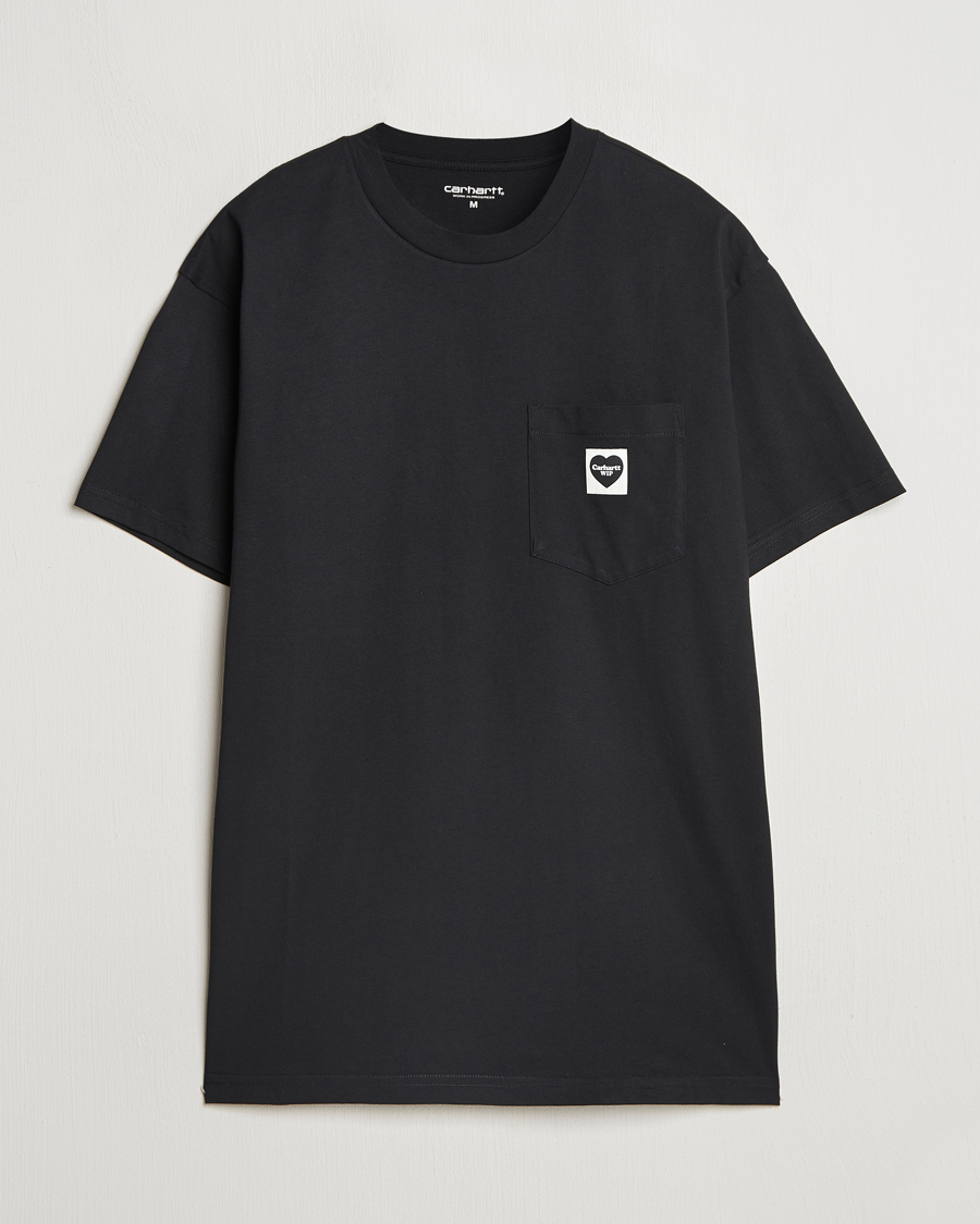 Mies | T-paidat | Carhartt WIP | Pocket Heart T-Shirt Black