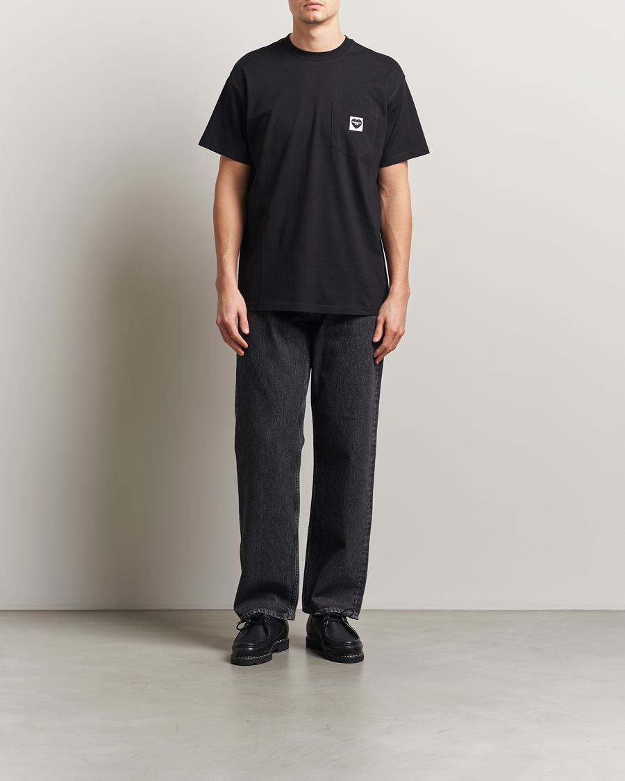 Mies | T-paidat | Carhartt WIP | Pocket Heart T-Shirt Black