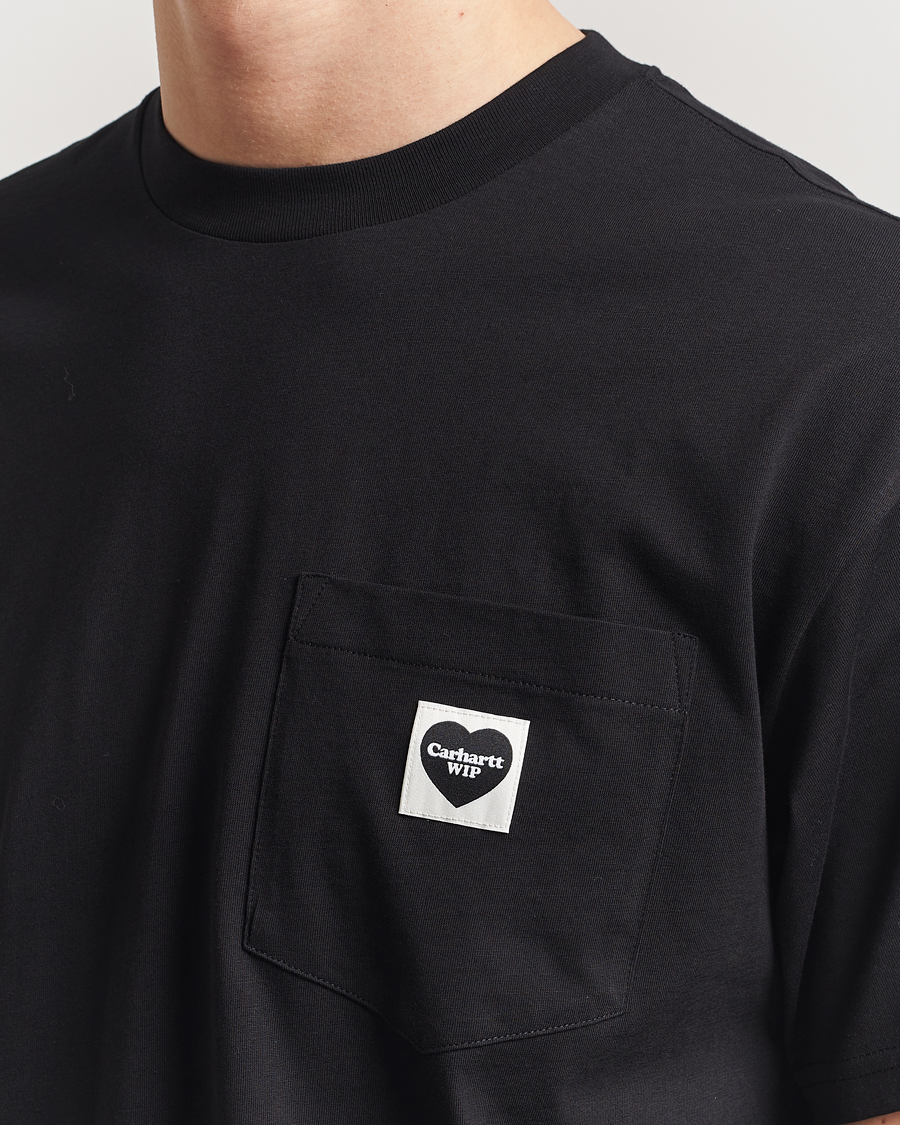 Mies | T-paidat | Carhartt WIP | Pocket Heart T-Shirt Black