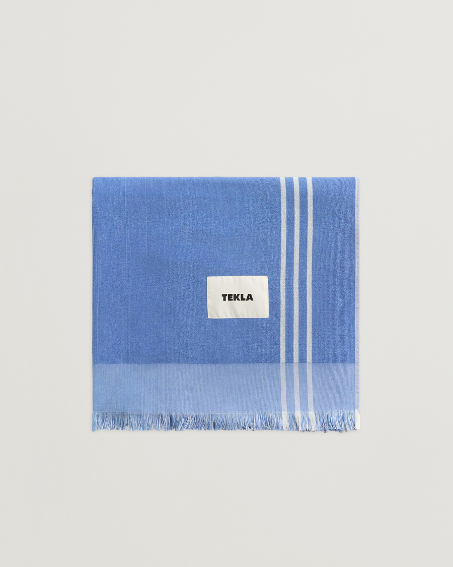 Mies | Tekla Organic Terry Beach Towel Azul | Tekla | Organic Terry Beach Towel Azul