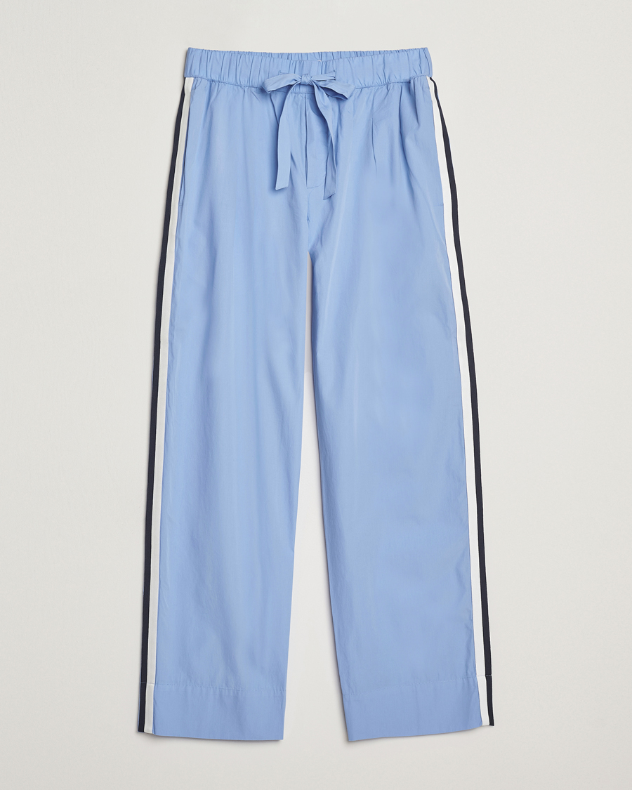 Mies | Yöpuvut ja kylpytakit | Tekla | Grosgrain Stripes Pyjama Pants Cornflower Blue
