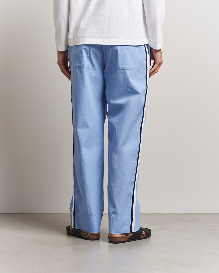 Mies | Yöpuvut ja kylpytakit | Tekla | Grosgrain Stripes Pyjama Pants Cornflower Blue