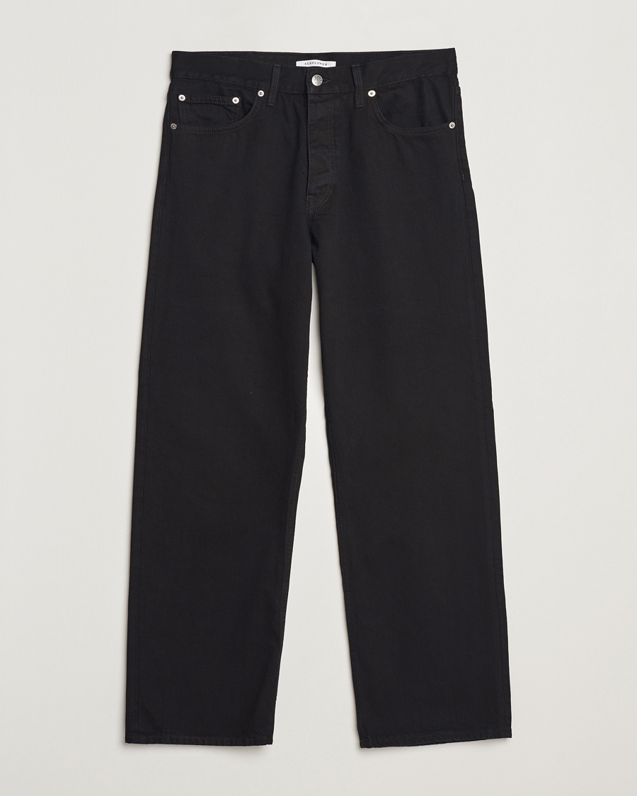 Mies | Farkut | Sunflower | Loose Jeans Black Rinse
