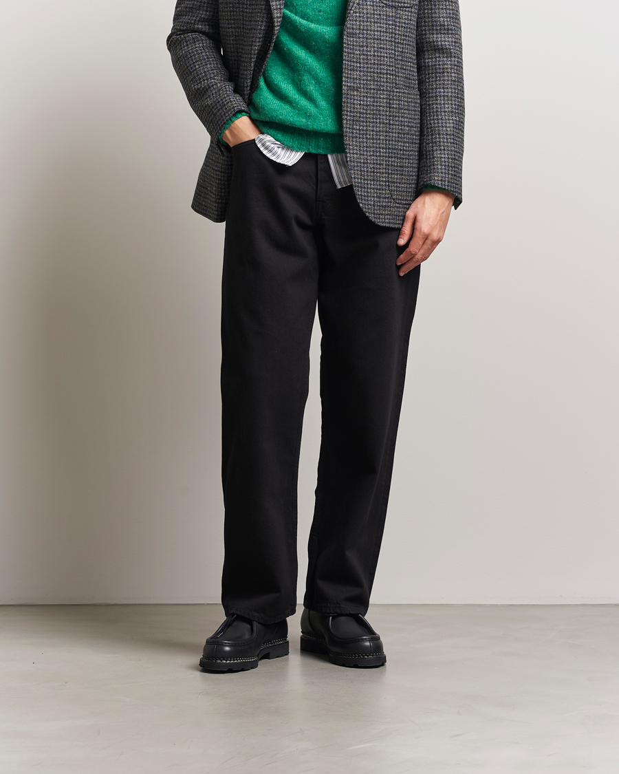Mies | Farkut | Sunflower | Loose Jeans Black Rinse