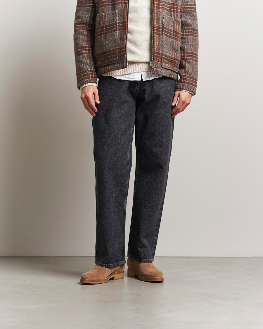Mies | Farkut | Sunflower | Loose Jeans Black Stone