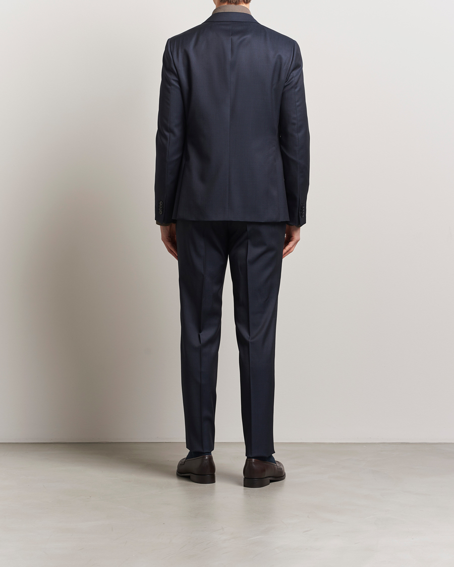 Mies | Puvut | Zegna | Tailored Wool Suit Navy