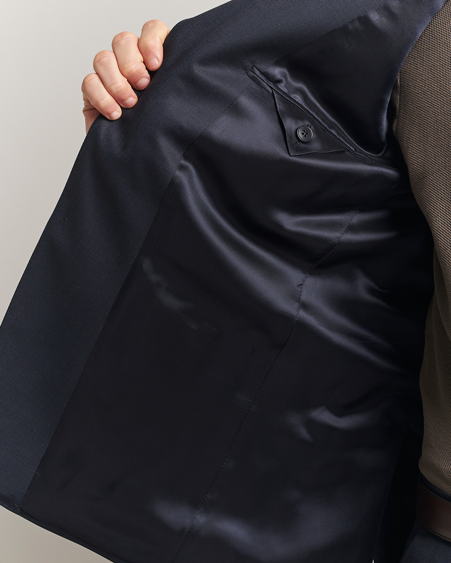 Mies | Puvut | Zegna | Tailored Wool Suit Navy