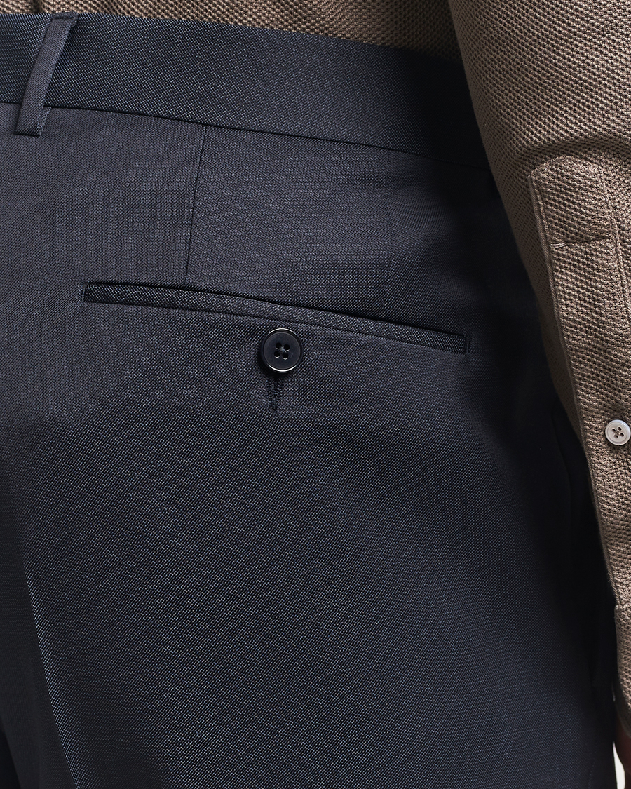 Mies | Puvut | Zegna | Tailored Wool Suit Navy