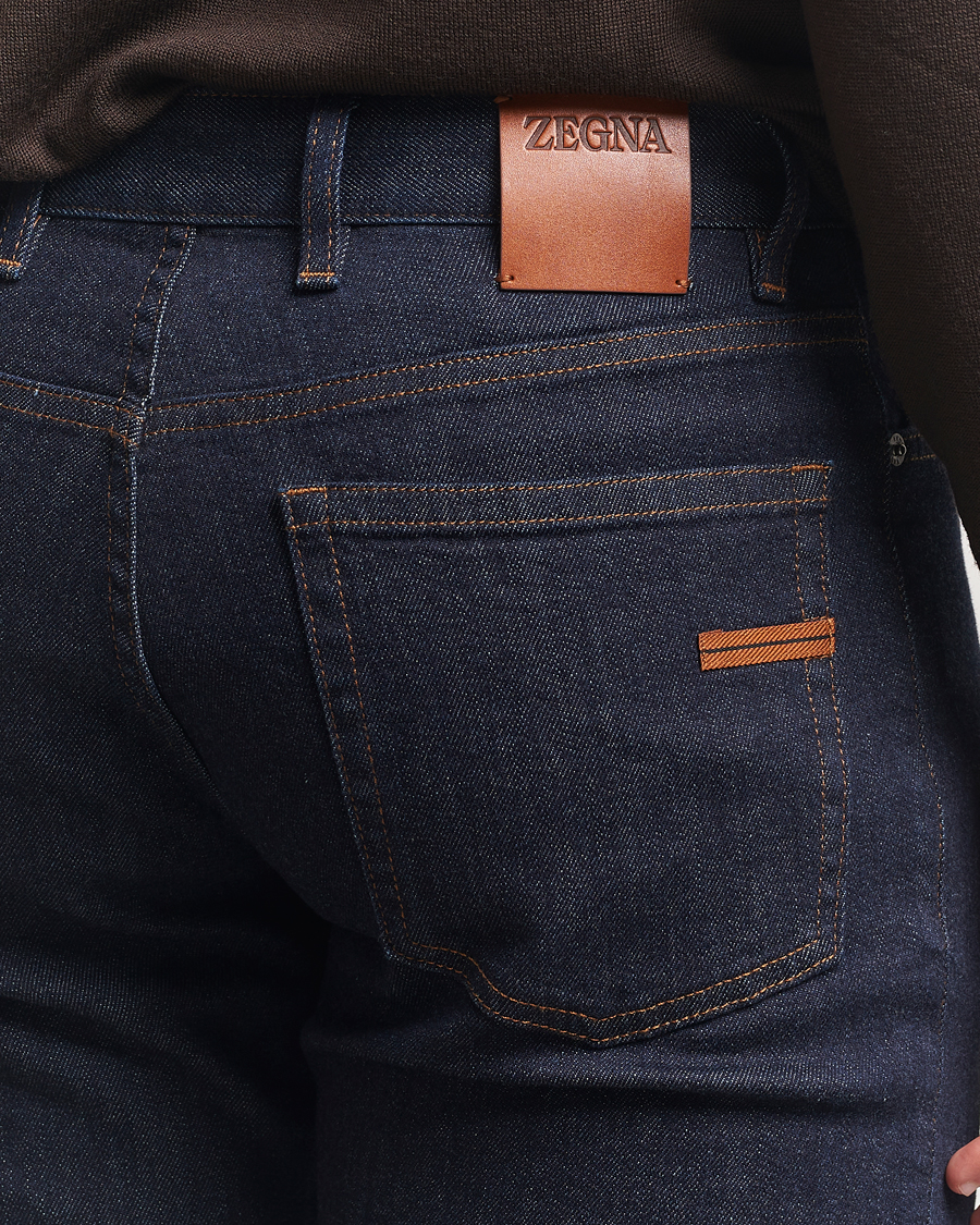 Mies | Housut | Zegna | 5-Pocket Denim Jeans Dark Rinse