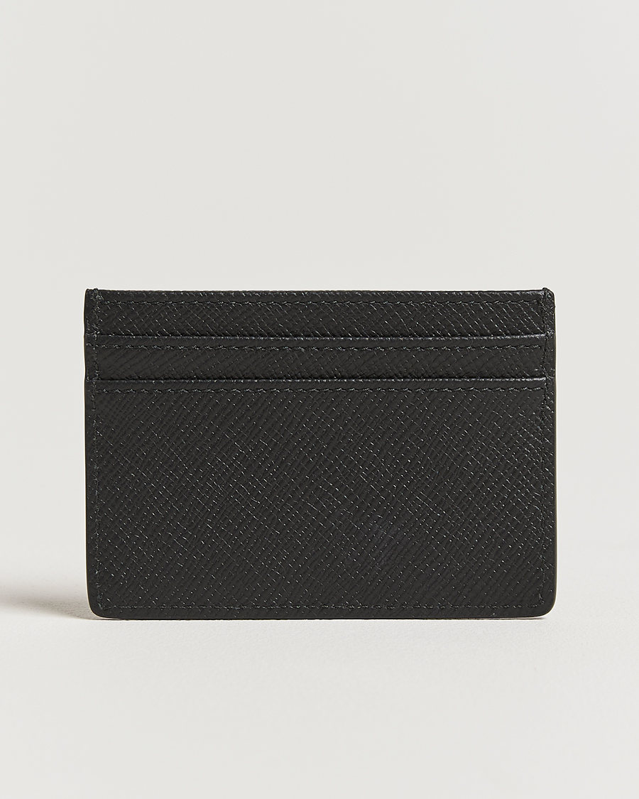 Mies | Lompakot | Smythson | Panama Flat Cardholder Black