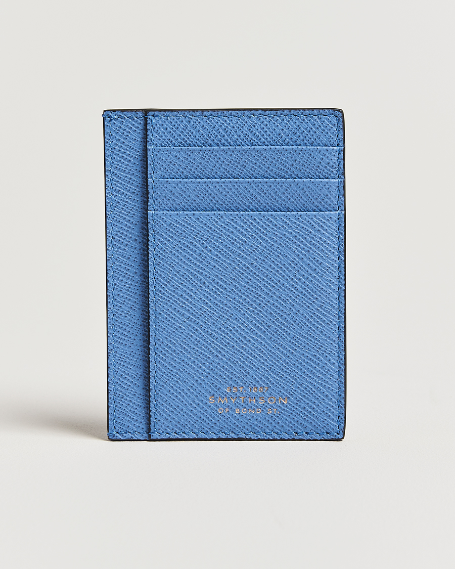 Mies | Lompakot | Smythson | Panama 773 Cardholder Nile Blue