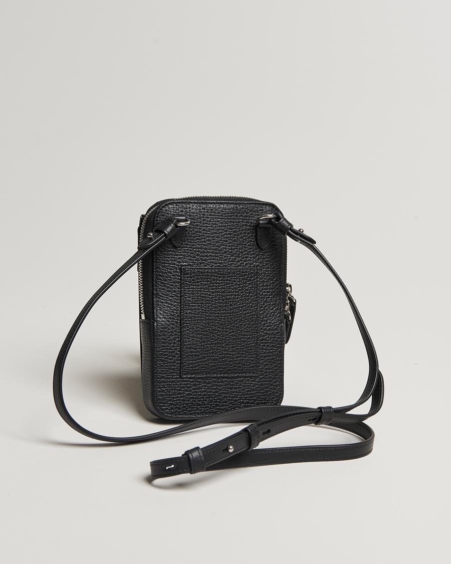 Mies | Smythson Ludlow Crossbody Pouch Black | Smythson | Ludlow Crossbody Pouch Black