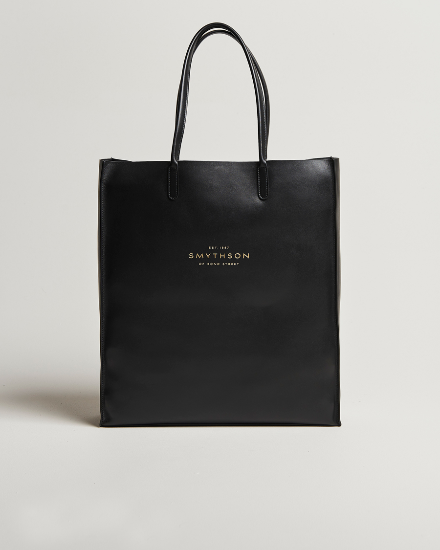 Mies | Smythson Pavilion Kingly Tote Black | Smythson | Pavilion Kingly Tote Black