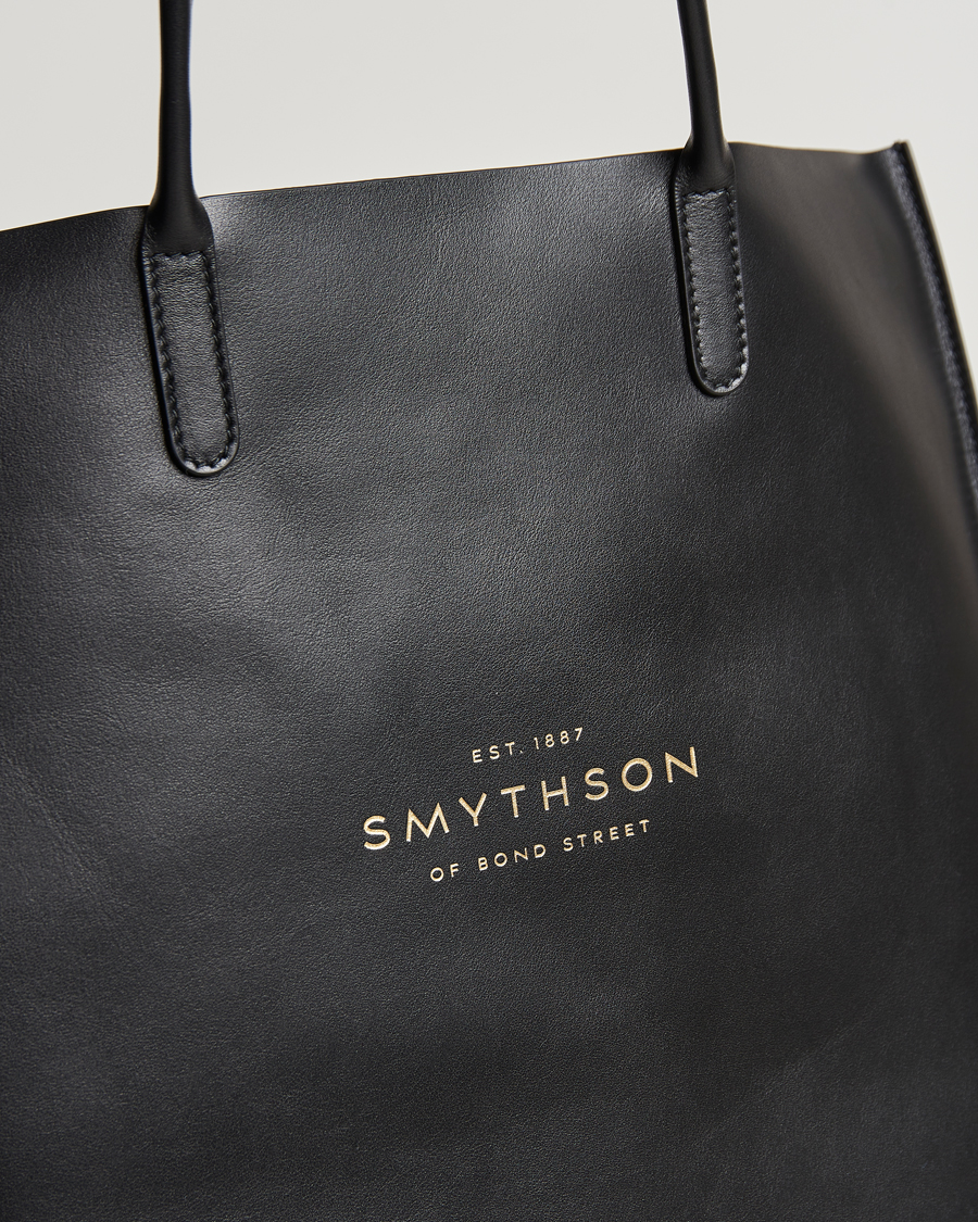 Mies | Smythson Pavilion Kingly Tote Black | Smythson | Pavilion Kingly Tote Black