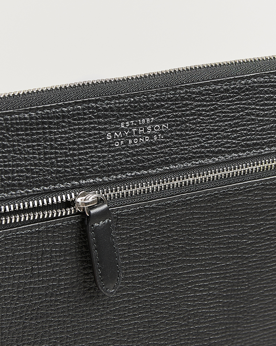 Mies | Laukut | Smythson | Ludlow Flat Organiser Pouch Black