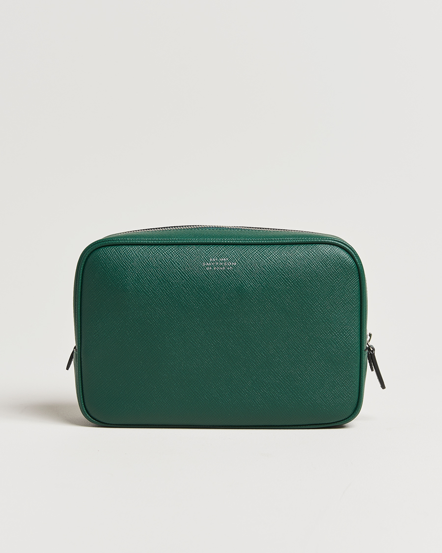 Mies | Smythson Panama Organiser Tech Pouch Forest Green | Smythson | Panama Organiser Tech Pouch Forest Green