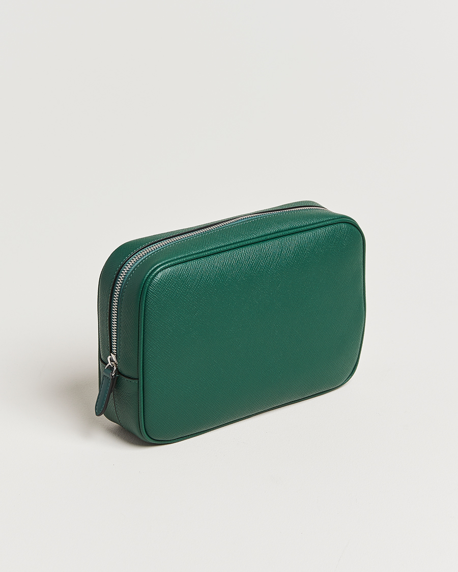 Mies | Smythson Panama Organiser Tech Pouch Forest Green | Smythson | Panama Organiser Tech Pouch Forest Green