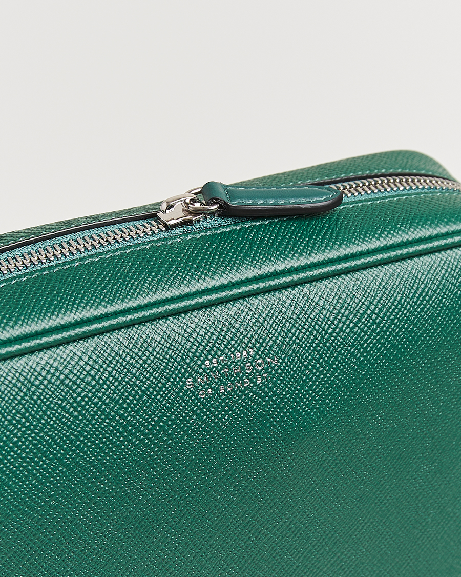 Mies | Smythson Panama Organiser Tech Pouch Forest Green | Smythson | Panama Organiser Tech Pouch Forest Green