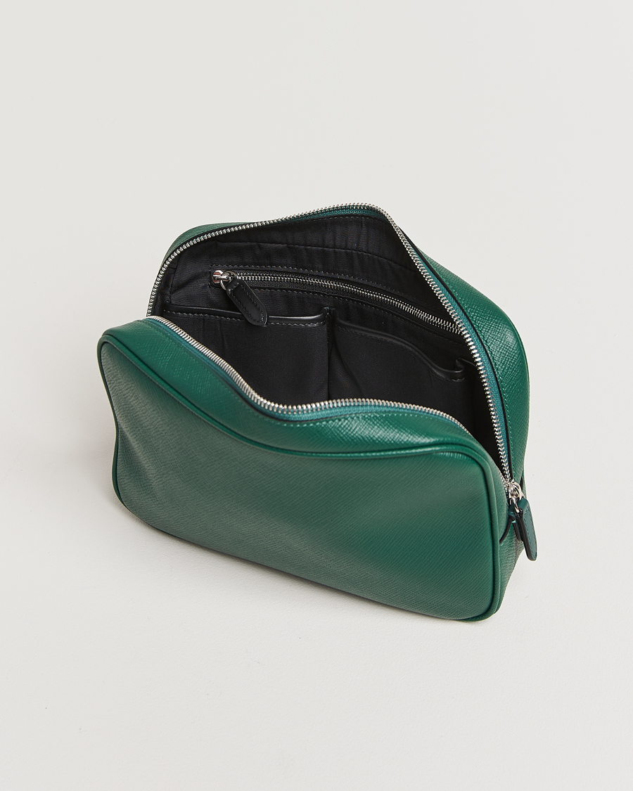 Mies | Smythson Panama Organiser Tech Pouch Forest Green | Smythson | Panama Organiser Tech Pouch Forest Green