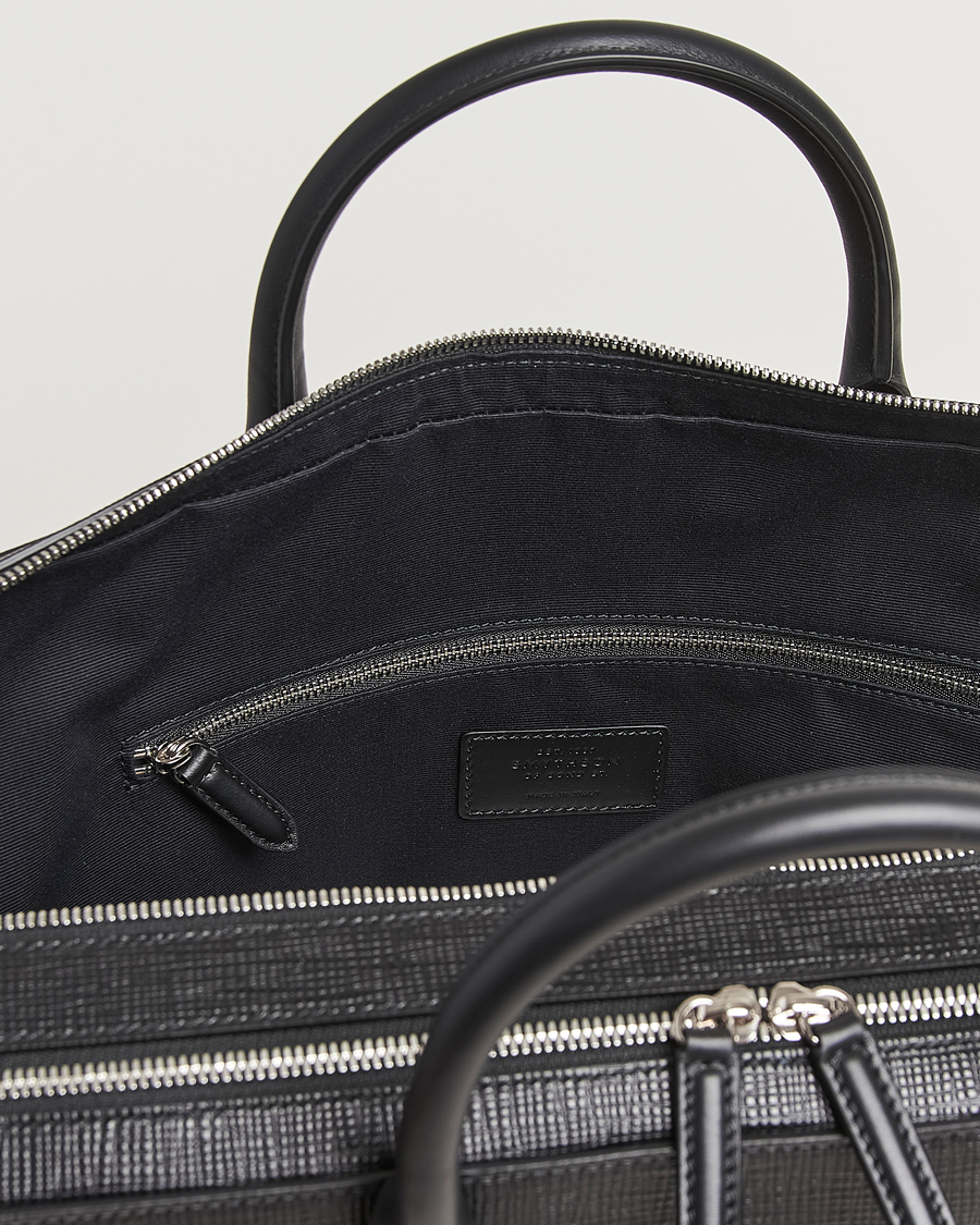 Mies | Laukut | Smythson | Panama Large Lightweight Briefcase Black