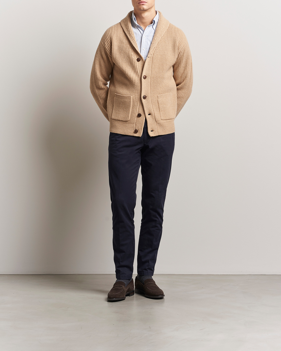 Mies | Puserot | Polo Ralph Lauren | Wool/Cashmere Cardigan Dune Melange