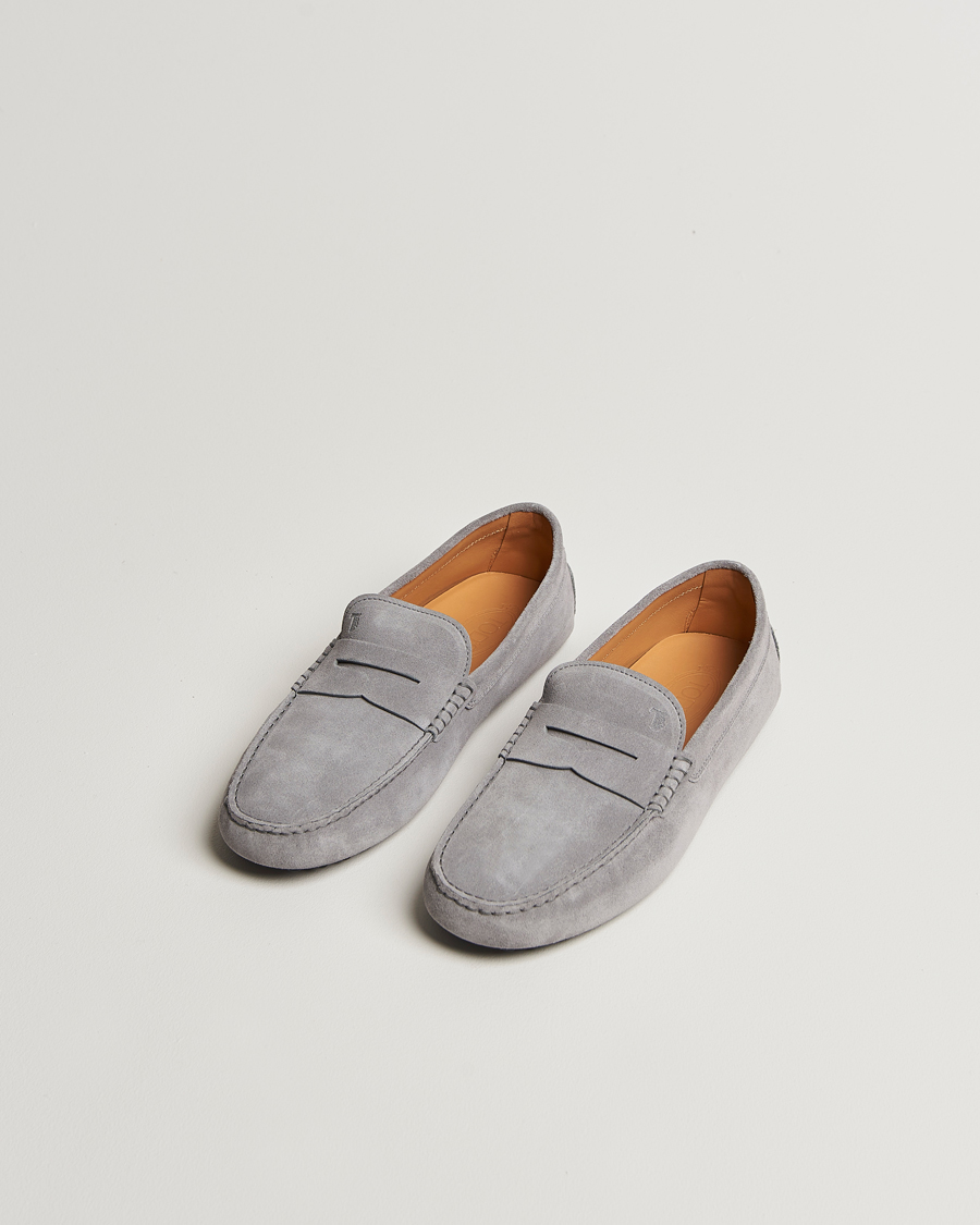 Mies | Tod's Gommino Carshoe Grey Suede | Tod's | Gommino Carshoe Grey Suede