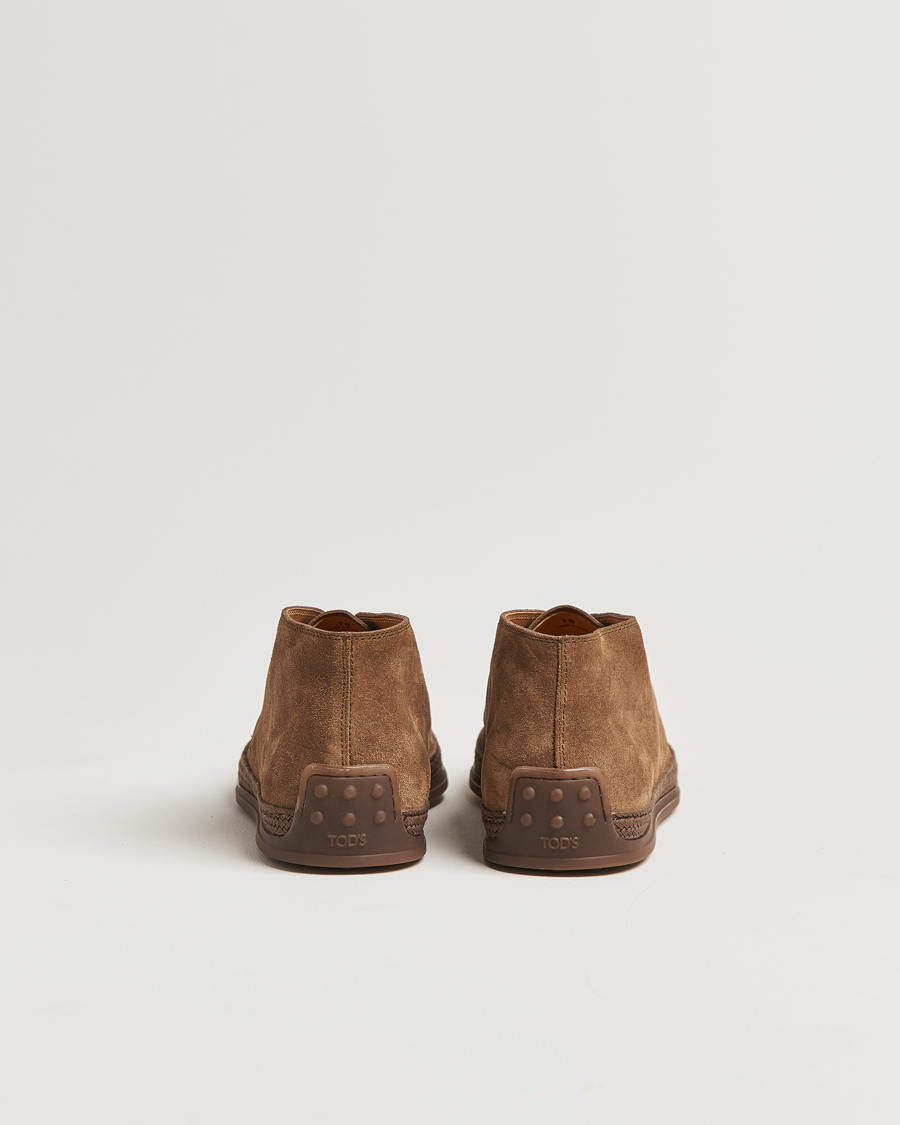 Mies | Tod's Raffia Chukka Boot Brown Suede | Tod's | Raffia Chukka Boot Brown Suede