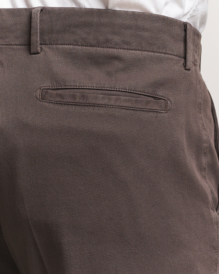 Mies | Housut | Boglioli | Regular Fit Cotton Chinos Brown