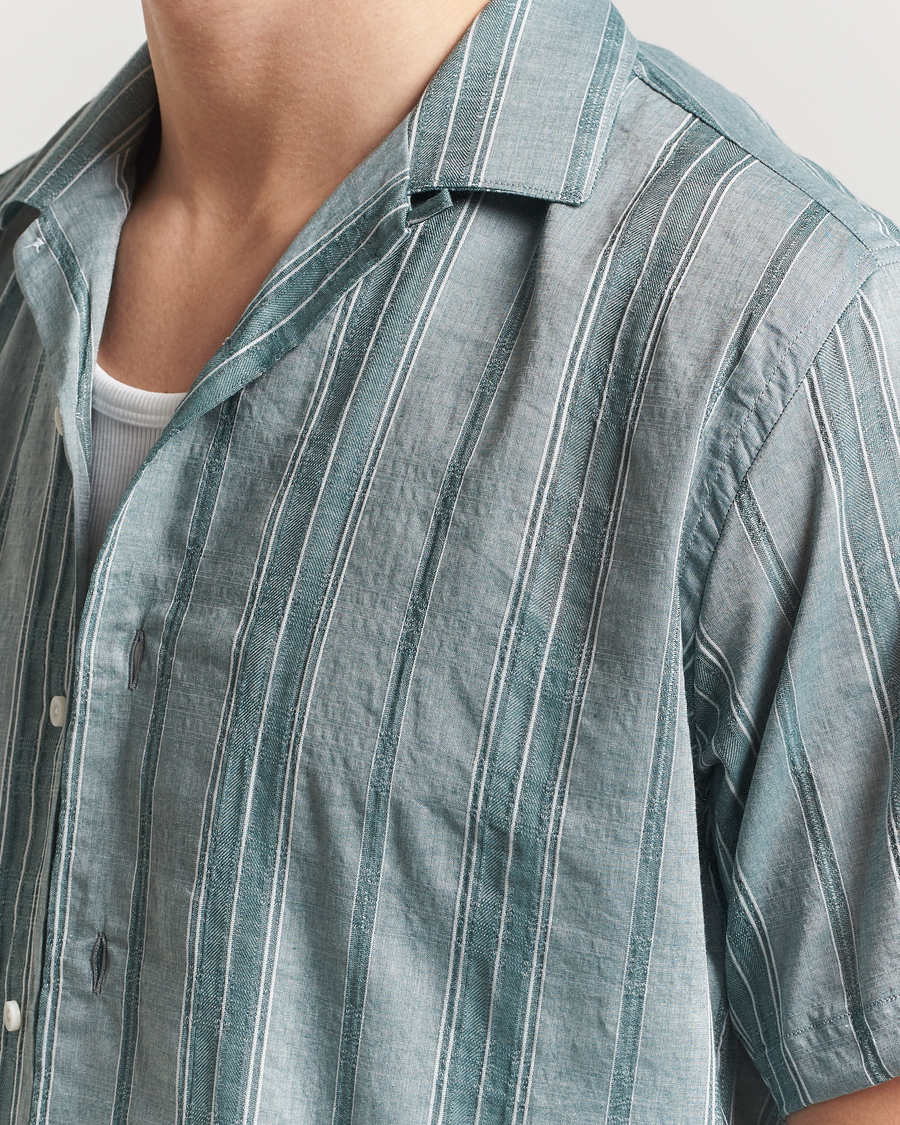 Mies | Kauluspaidat | Gitman Vintage | Japanese Dobby Camp Shirt Green