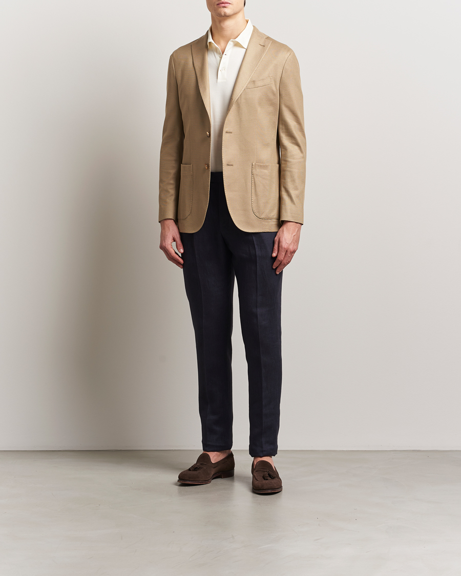Mies | Housut | PT01 | Gentleman Fit Linen Trousers Navy