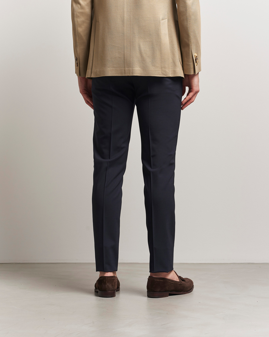 Mies | Housut | PT01 | Gentleman Fit Wool Stretch Trousers Navy