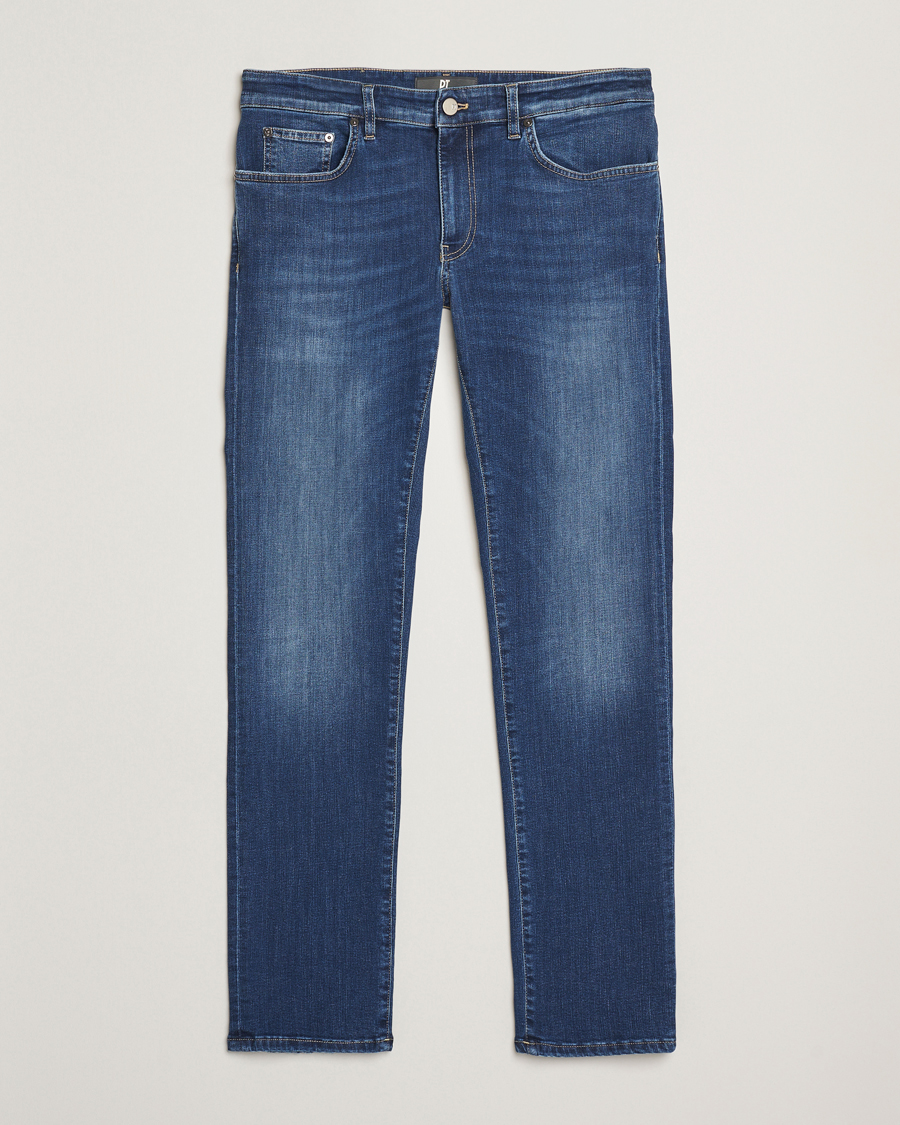 Mies | Farkut | PT01 | Slim Fit Stretch Jeans Medium Blue Wash