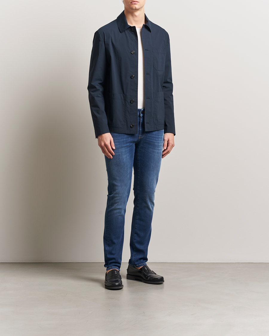 Mies | Farkut | PT01 | Slim Fit Stretch Jeans Medium Blue Wash