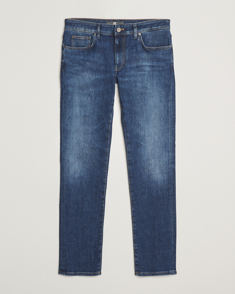 Mies | Farkut | PT01 | Slim Fit Stretch Jeans Dark Blue Wash