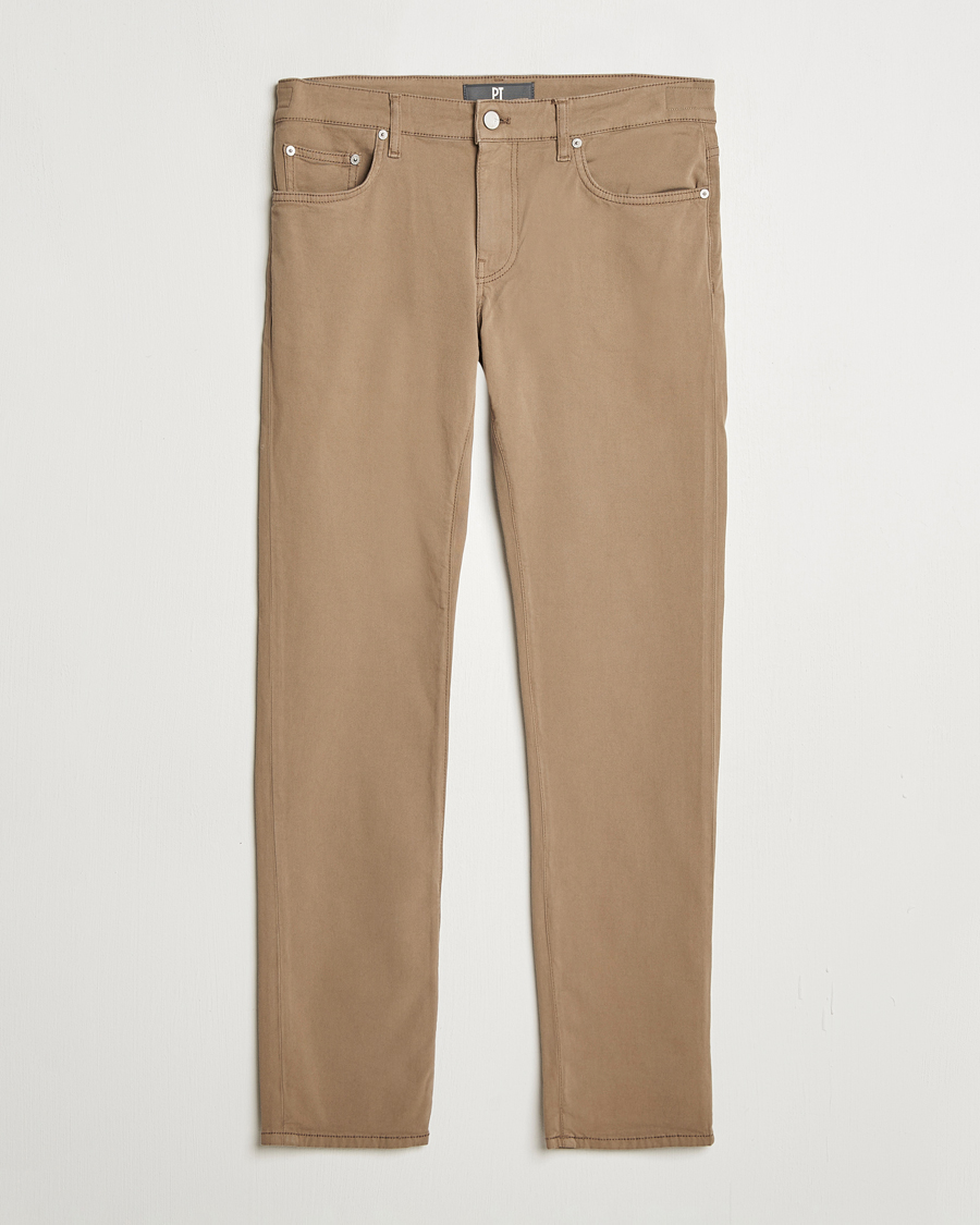 Mies | Housut | PT01 | Slim Fit 5-Pocket Pants Brown