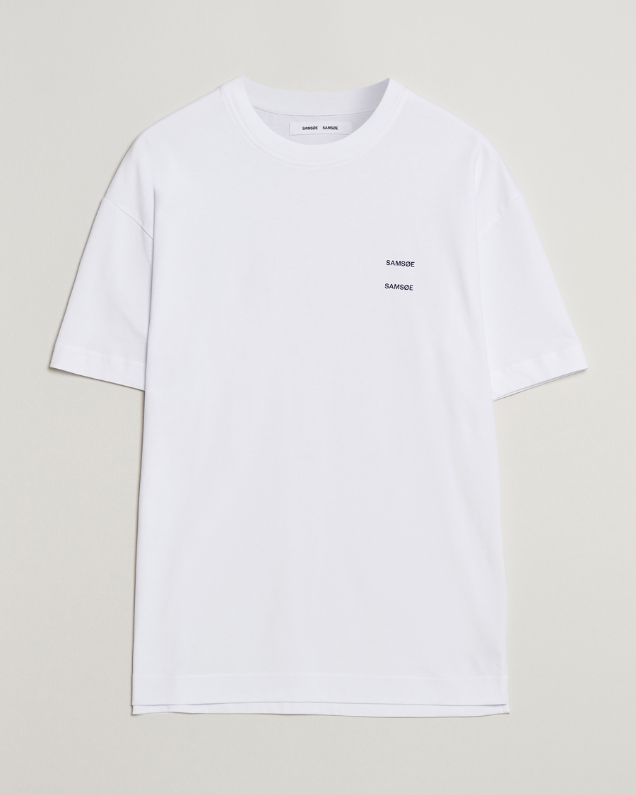 Mies | T-paidat | Samsøe Samsøe | Joel Organic Cotton T-Shirt White