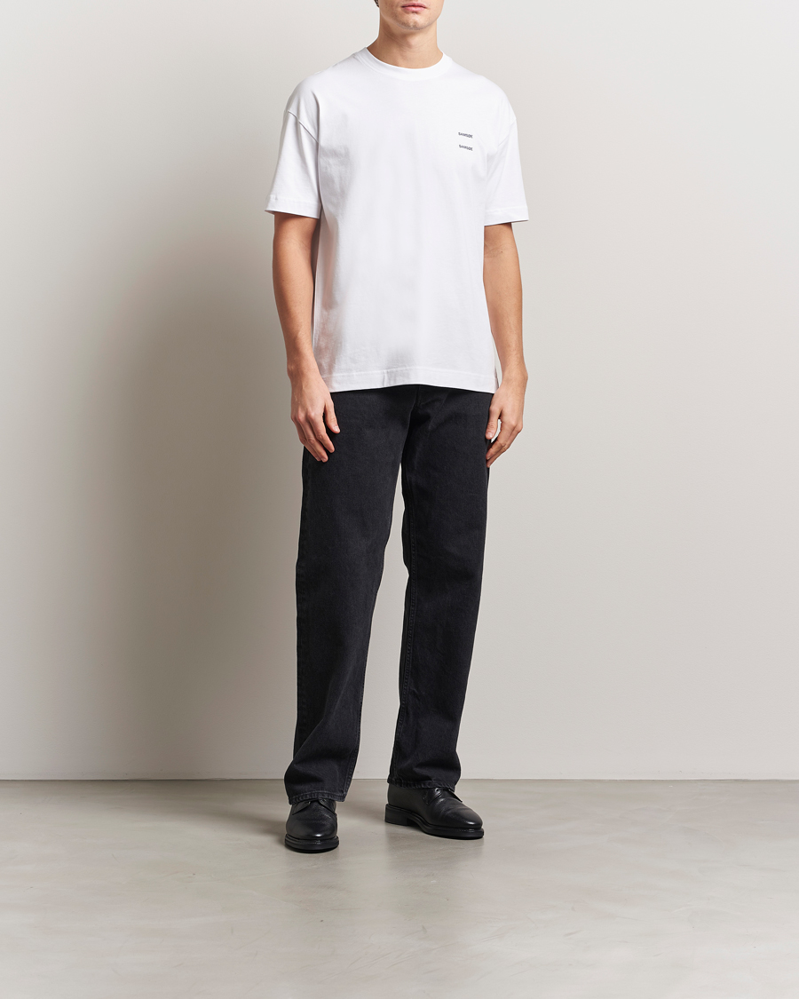 Mies | T-paidat | Samsøe Samsøe | Joel Organic Cotton T-Shirt White