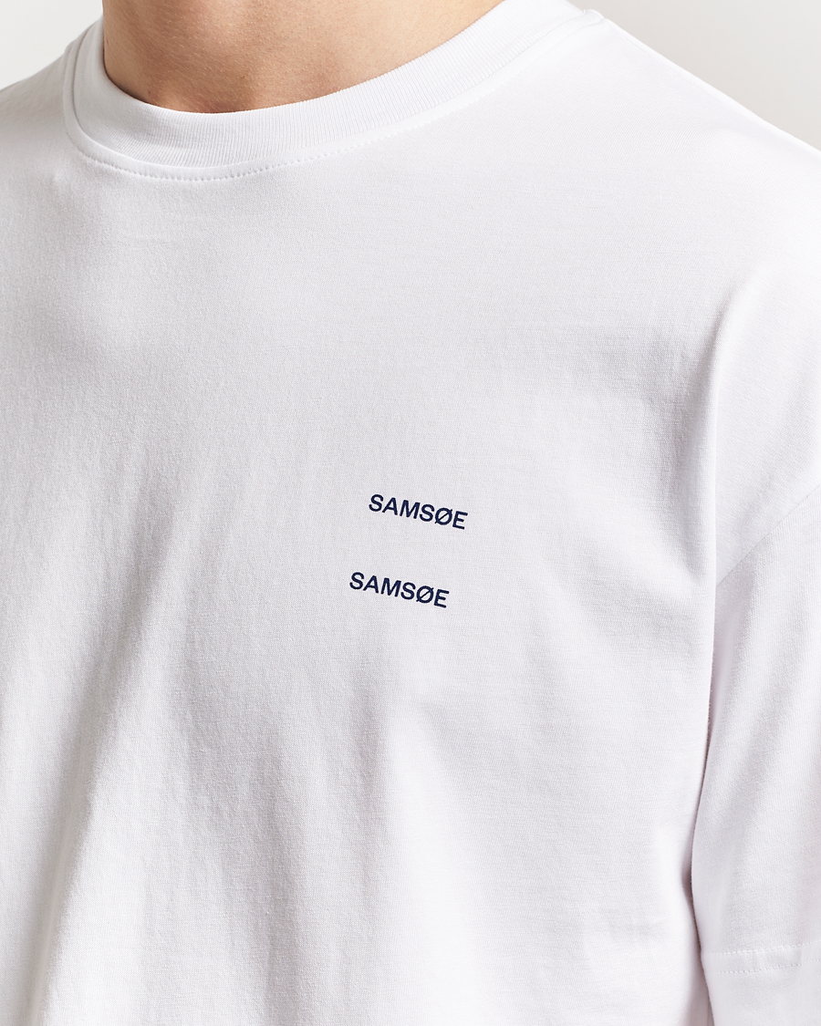 Mies | T-paidat | Samsøe Samsøe | Joel Organic Cotton T-Shirt White