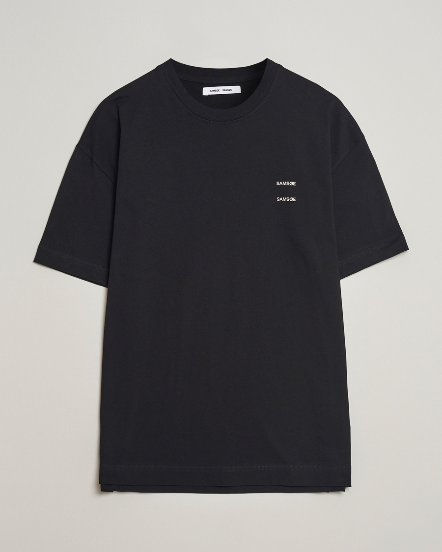 Mies | T-paidat | Samsøe Samsøe | Joel Organic Cotton T-Shirt Black