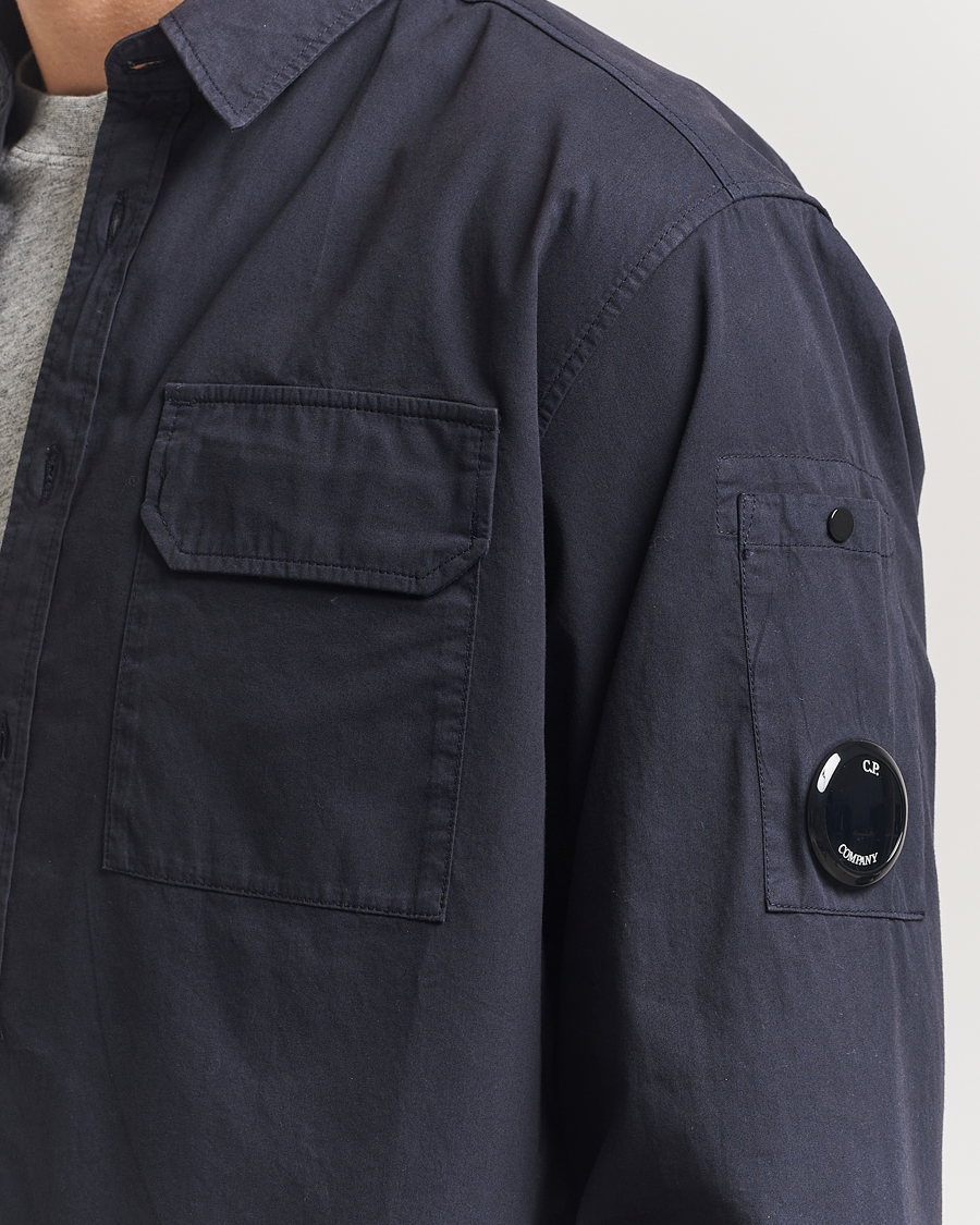 Mies | Kauluspaidat | C.P. Company | Organic Gabardine Pocket Shirt Navy