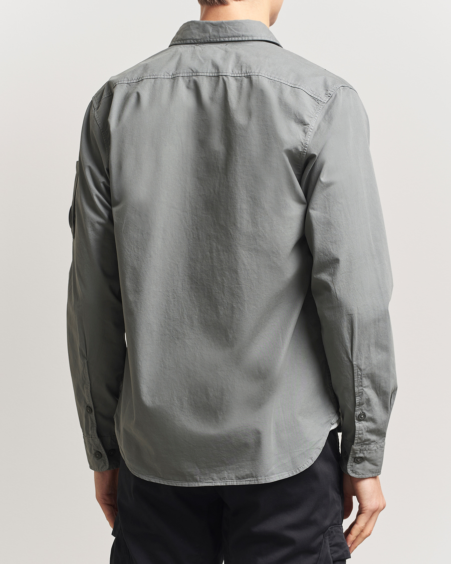 Mies | Kauluspaidat | C.P. Company | Organic Gabardine Pocket Shirt Grey