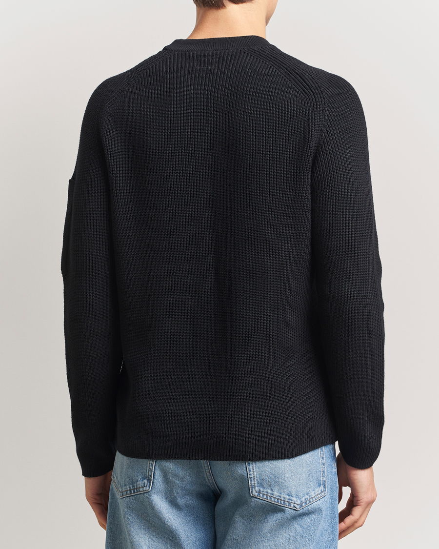 Mies | Puserot | C.P. Company | Sea Island Cotton Crewneck Black