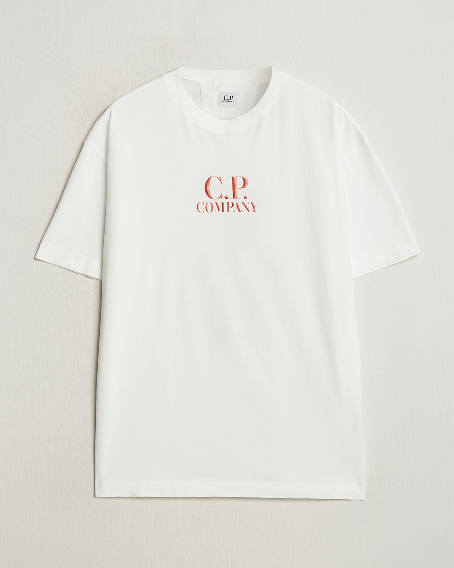 Mies | T-paidat | C.P. Company | Short Sleeve Back Logo T-Shirt White