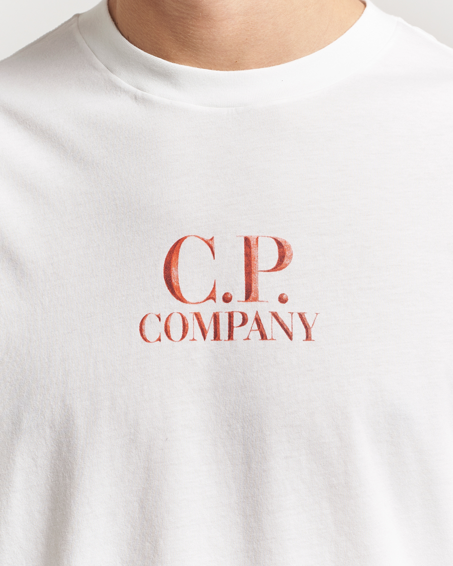 Mies | T-paidat | C.P. Company | Short Sleeve Back Logo T-Shirt White