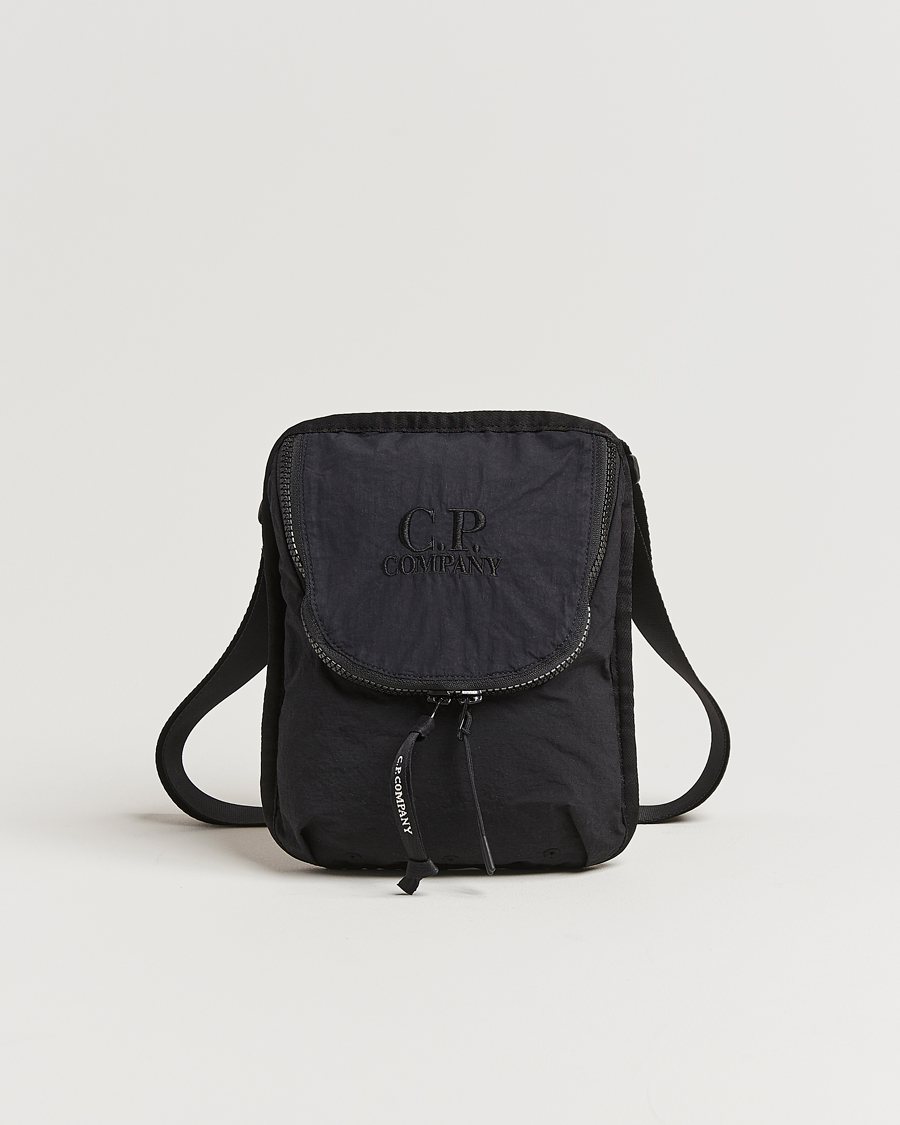 Mies | C.P. Company Plain Paper Touch Accessorie Bag Black | C.P. Company | Plain Paper Touch Accessorie Bag Black