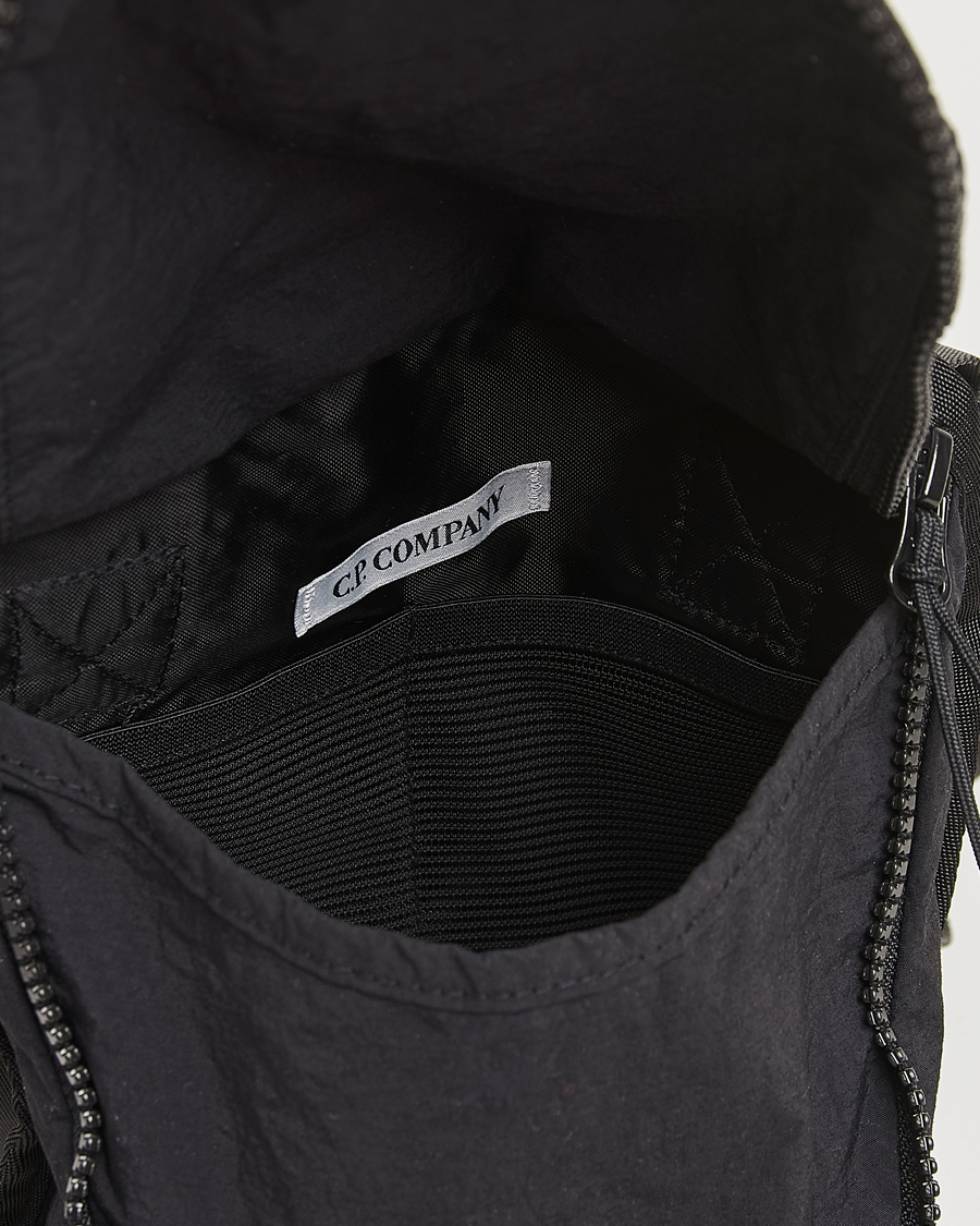 Mies | C.P. Company Plain Paper Touch Accessorie Bag Black | C.P. Company | Plain Paper Touch Accessorie Bag Black