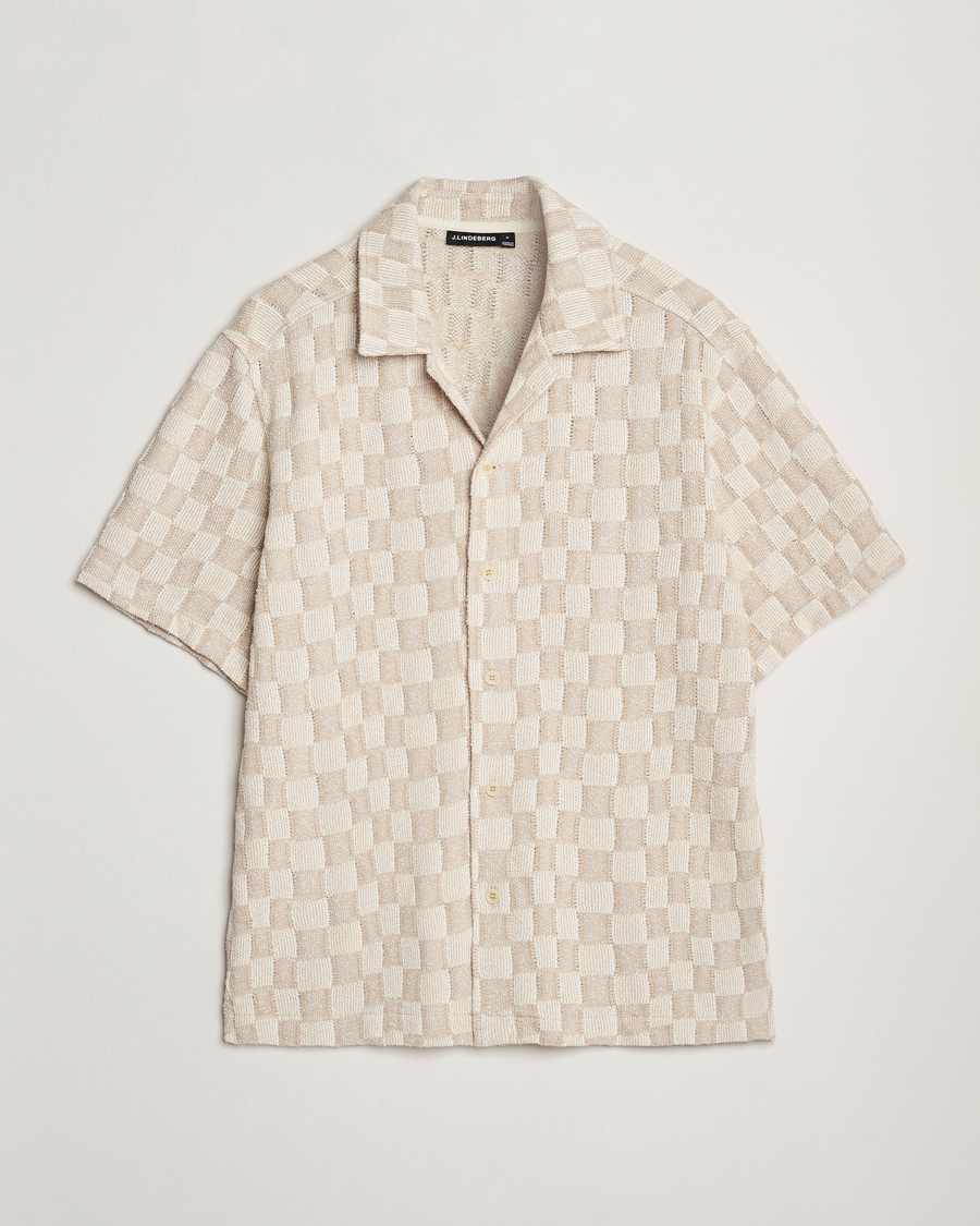 Mies | Kauluspaidat | J.Lindeberg | Torpa Resort Jersey Shirt Moonbeam