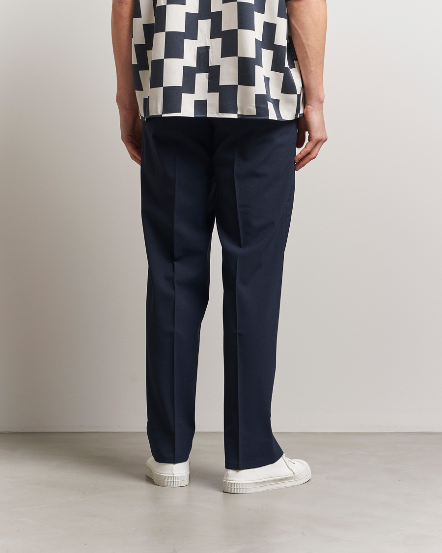 Mies | Housut | J.Lindeberg | Gabi Drape Wool Pants Navy